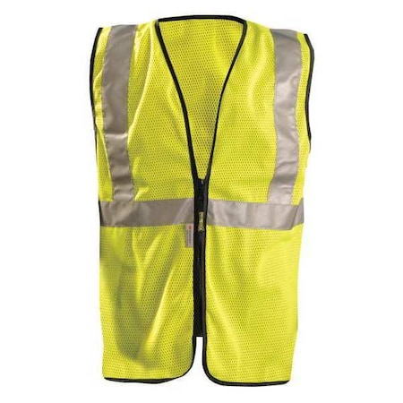 Hi Viz Economy Yellow Mesh Vest Sz 3Xl MPN:LUX-SSGZC-Y3X