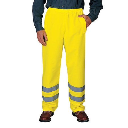Breathable Pants, High Visibility Yellow, Size 30 MPN:LUX-TENBR-YM