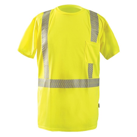 Unisex Long Sleeve T-Shirt, Polyester, Pullover, Yellow, M MPN:LUX-TSSP2B-YM