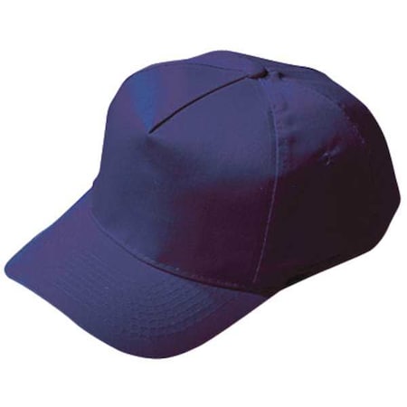 Bump Cap, Long Brim Baseball, Polyethylene, Hook-and-Loop Suspension, Navy Blue MPN:V410-B03