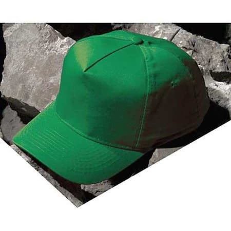 Bump Cap, Long Brim Baseball, Polyethylene, Hook-and-Loop Suspension, Green MPN:V410-B05