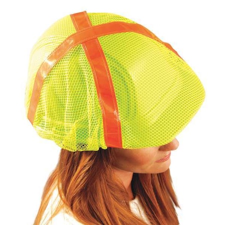 Hard Hat Cover, For Use With Hard Hats Yellow MPN:V896-RY