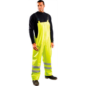 OccuNomix Class E Premium Flame Resistant Rain Bib Pants HRC2 Yellow XL LUX-TBIB/FR-YXL LUX-TBIB/FR-YXL
