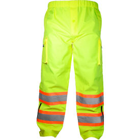 OccuNomix Rip-Stop 2-Tone Breathable Rain Pant Class E 3XL Yellow SP-RS2P-Y3X