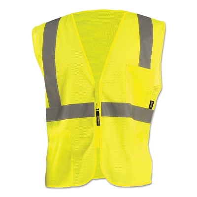 Cl 2 Vest Mesh Beadedtape Zip 2 Poc YEL-3X MPN:ECO-IMZ-Y3X