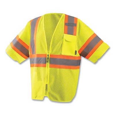 Class 3 Vest 100 Ansi Poly  Yel Sz M MPN:ECO-IMZ32T-YM