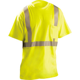 OccuNomix Flame Resistant Short Sleeve T-Shirt 4XL Yellow FR-TM2112-Y4X