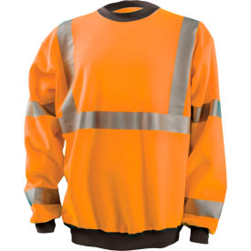 OccuNomix Crew Sweatshirt Hi-Vis Orange 5XL LUX-CSWT-O5X LUX-CSWT-O5X