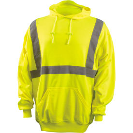 OccuNomix Classic Lightweight Hoodie Class 2 Hi-Vis Yellow ANSI Class 2 4XL LUX-SWTLH-Y4X LUX-SWTLH-Y4X