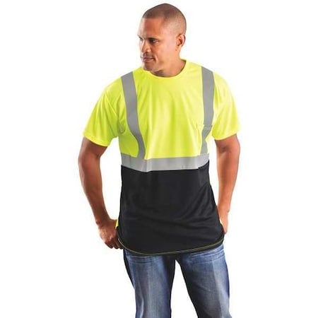 S T-Shirt Black and Yellow MPN:LUX-SSETPBK-YS