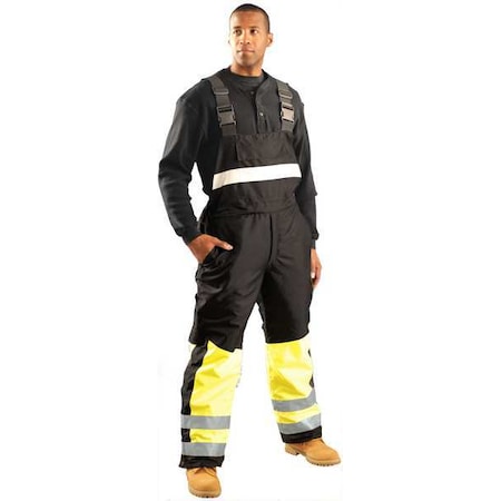 Class E Waterproof Winter Bib Yel/Blk M MPN:SP-BIB-BY-M