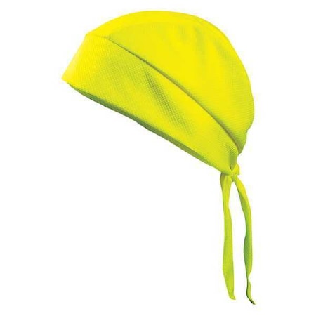 Cooling/Wicking Tie-Backskull Cap Yel One Sz MPN:TD200-HVY
