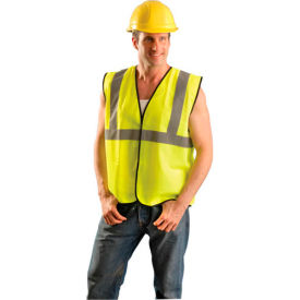 OccuNomix Class 2 Solid Vest Hi-Vis Yellow L/XL ECO-G-YL/XL ECO-G-YL/XL