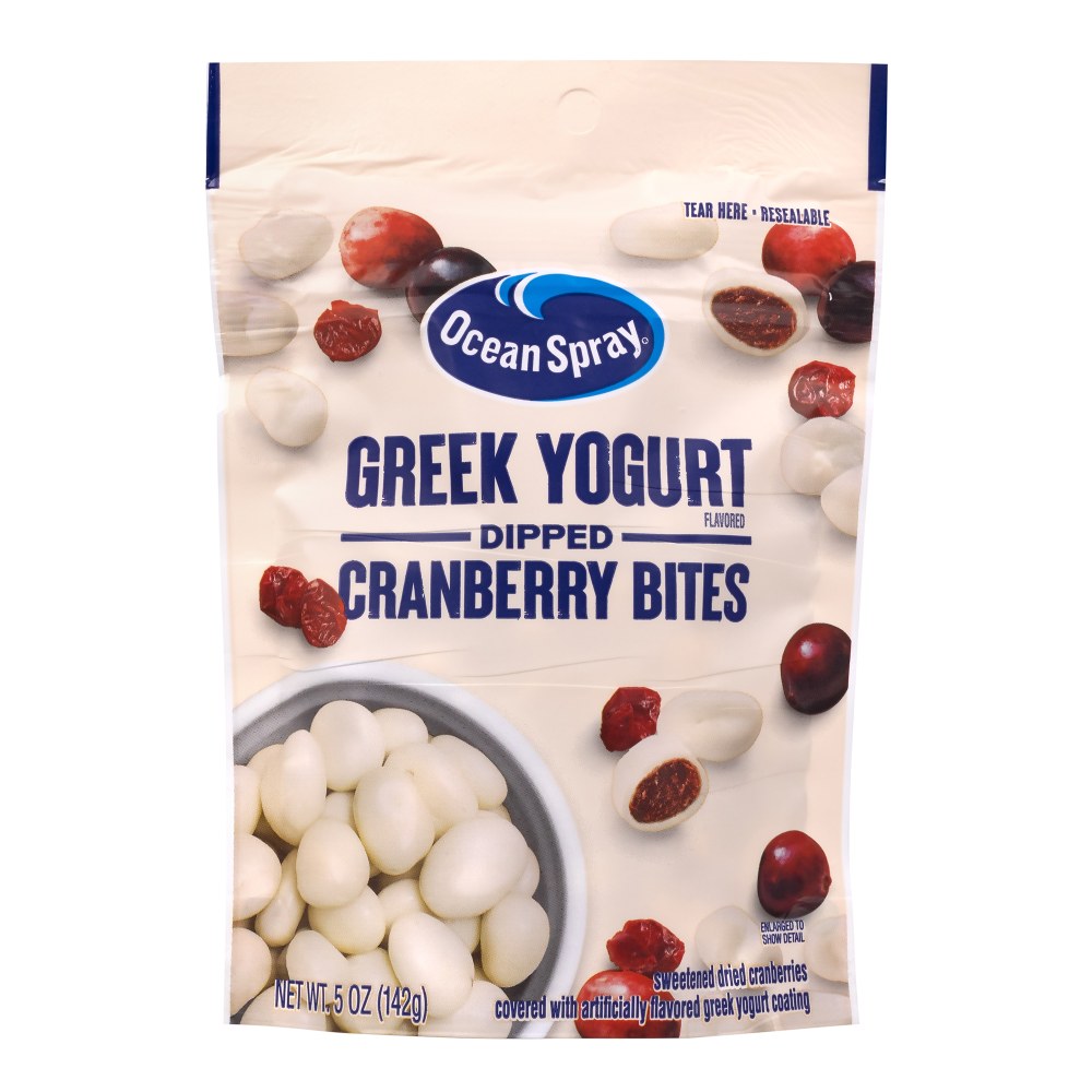 Ocean Spray Greek Yogurt Dipped Cranberry Bites, 5.0 Oz, Pack Of 12 Bites MPN:00031200229656
