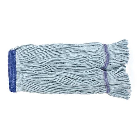 5 in String Wet Mop, 16 oz Dry Wt, Quick Change Connection, Looped-End, Blue, PET MPN:1200S/BLUE