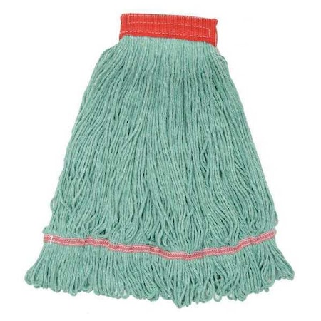 5 in String Wet Mop, 28 oz Dry Wt, Quick Change Connection, Looped-End, Red, Rayon/Synthetic Blend MPN:4200LARGE