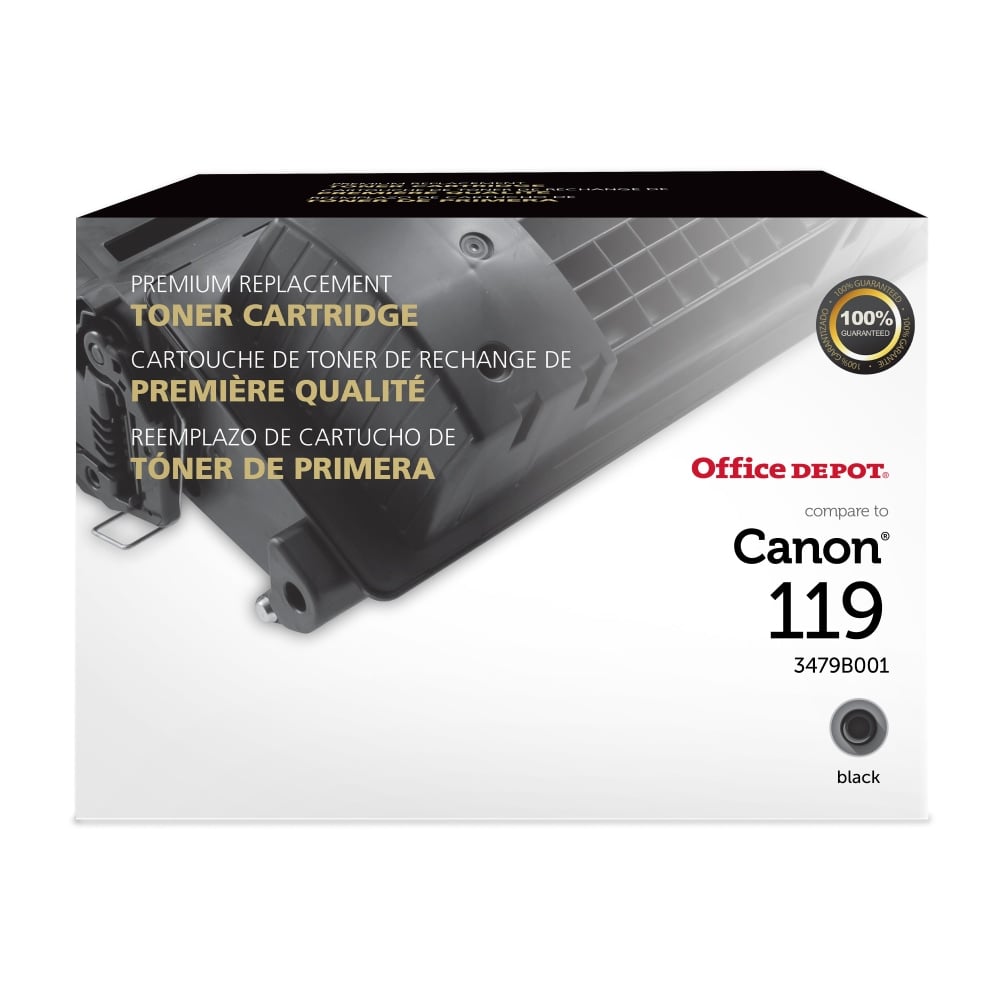 Office Depot Remanufactured Black Toner Cartridge Replacement For Canon 119, OD119 MPN:201114P