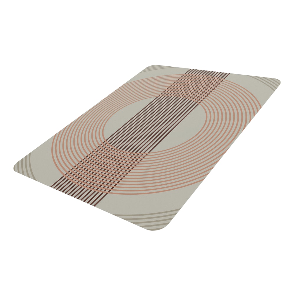 Realspace Decorative Vinyl Chair Mat For Low Carpet, 36in x 48in, Abstract MPN:FCM-OD2403