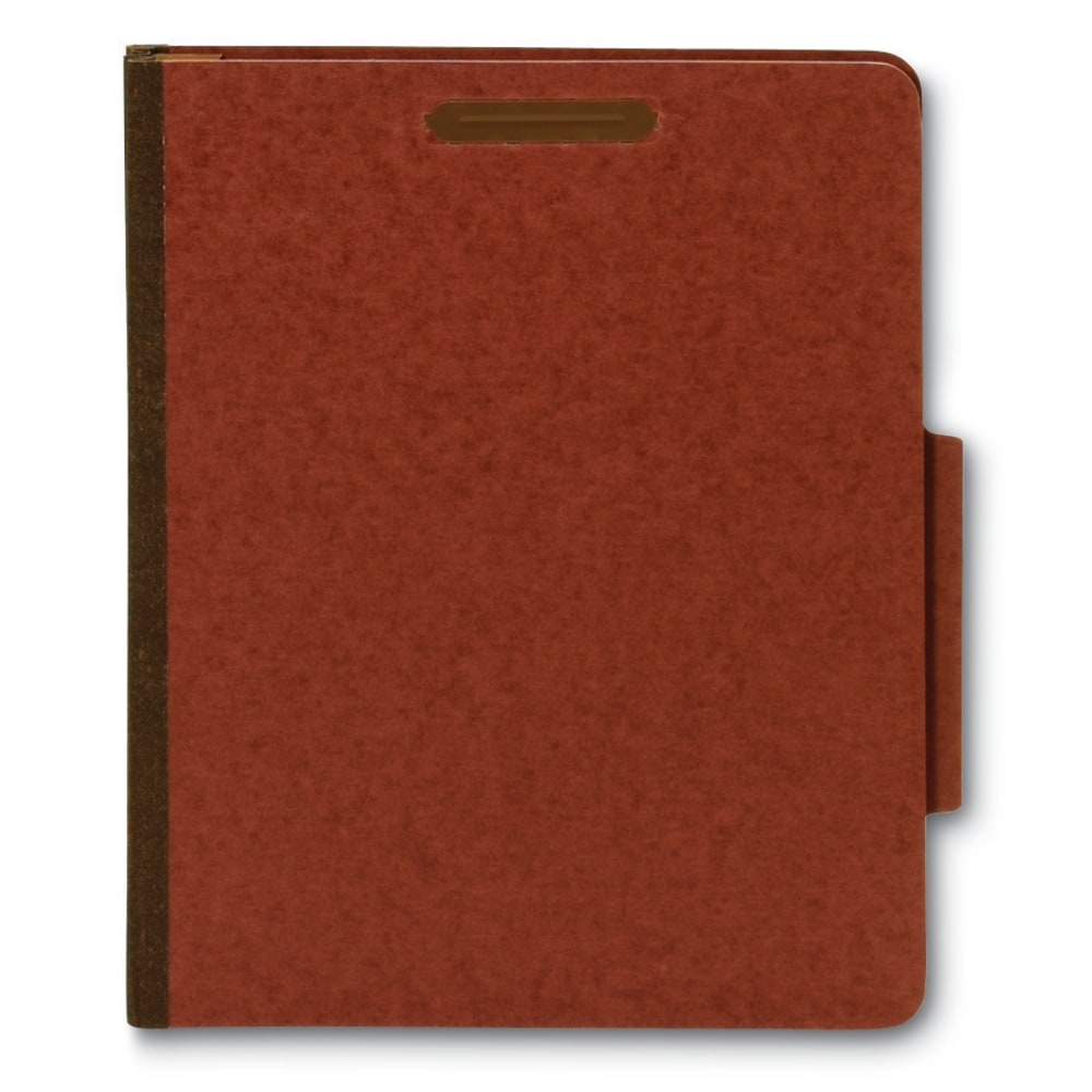 [IN]PLACE Classification Folders, Letter, 2 Dividers, 30% Recycled, Earth Red, Box Of 10 Folders MPN:OM01586