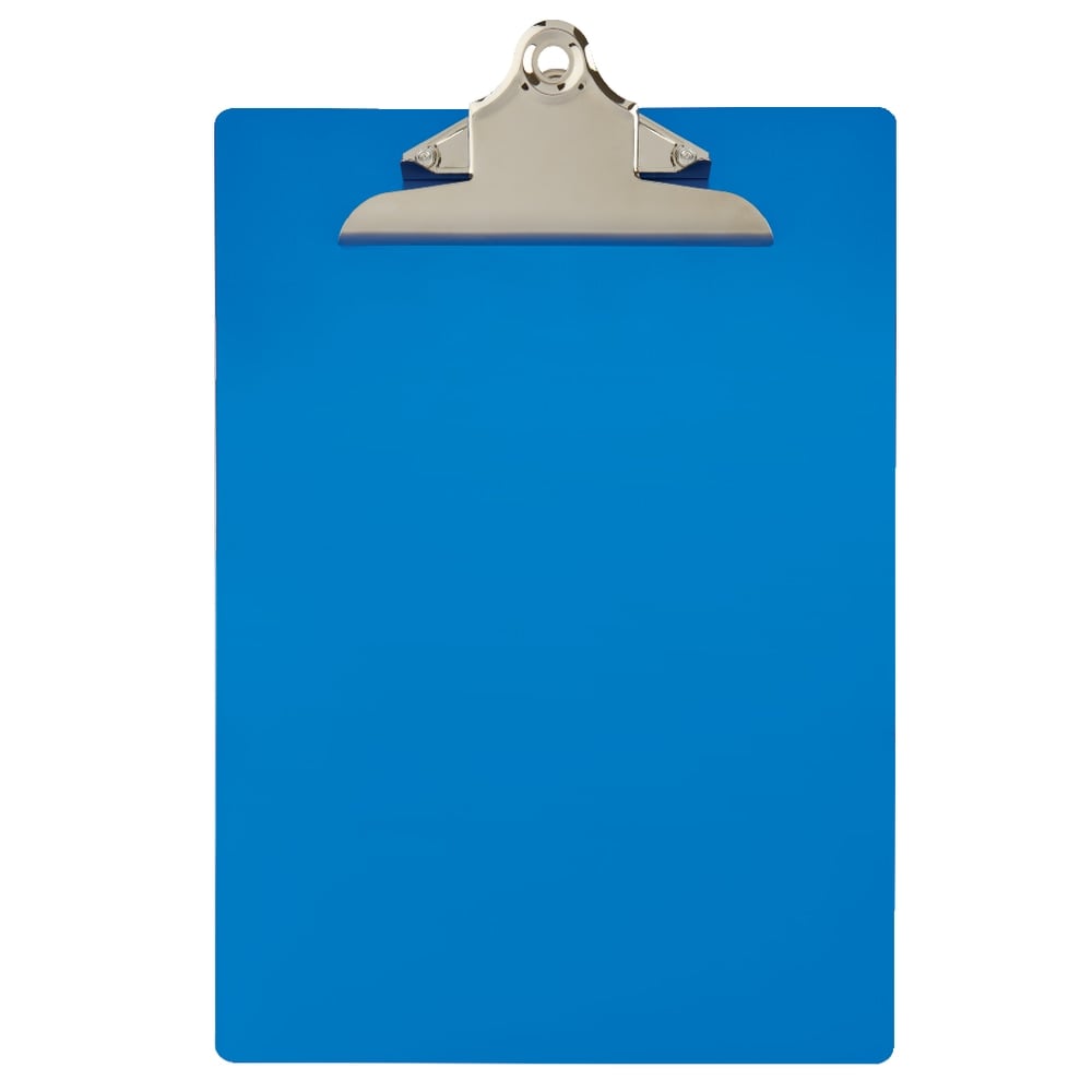 Office Depot Brand Aluminum Clipboard, 12in x 9in, Blue MPN:85001-2