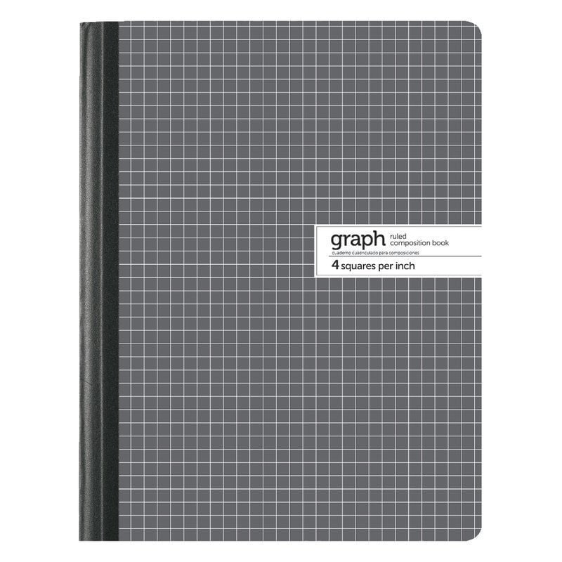Office Depot Brand Composition Book, 7 1/2in x 9 3/4in, Quad Ruled, 100 Sheets (Min Order Qty 59) MPN:CJV2001