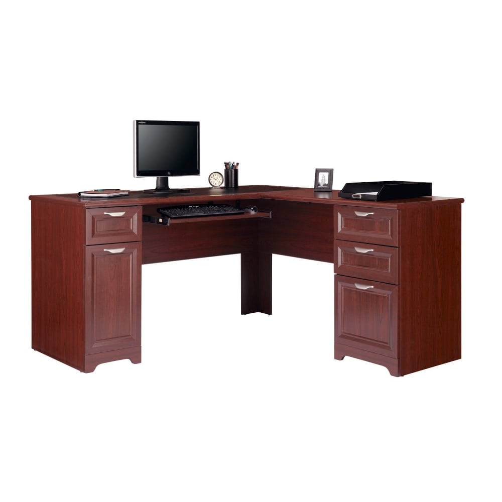 Realspace Magellan 59inW L-Shape Corner Desk, Classic Cherry MPN:HS-MG-0173
