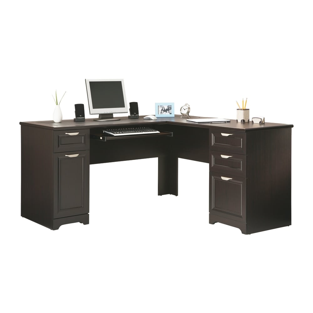 Realspace Magellan 59inW L-Shape Corner Desk, Espresso MPN:HS-MG-0174