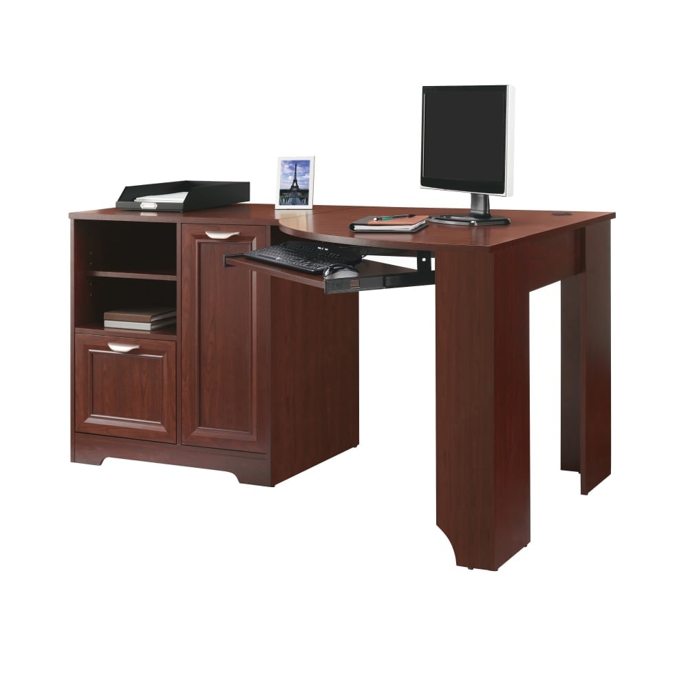 Realspace Magellan 60inW Corner Desk, Classic Cherry MPN:HS-MG-0181