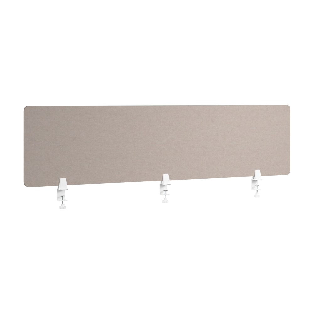 WorkPro Motiva Desktop Privacy Screen, 18inH x 70inW x 2inD, Warm Beige, Installation Included MPN:MVP170WB-ZFA