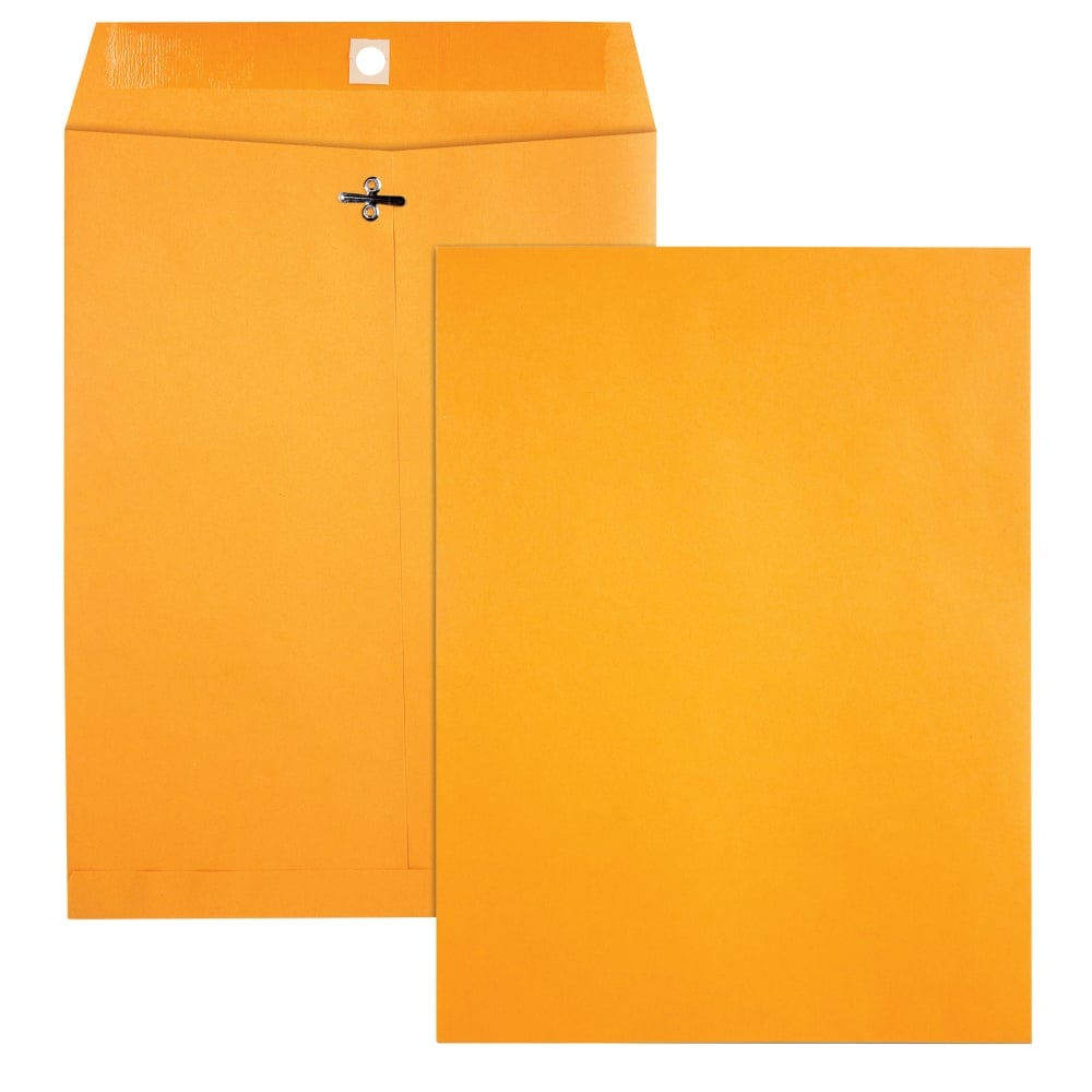 Office Depot Brand Manila Envelopes, 10in x 13in, Clasp Closure, Brown Kraft, Box Of 100 (Min Order Qty 5) MPN:ODP78997