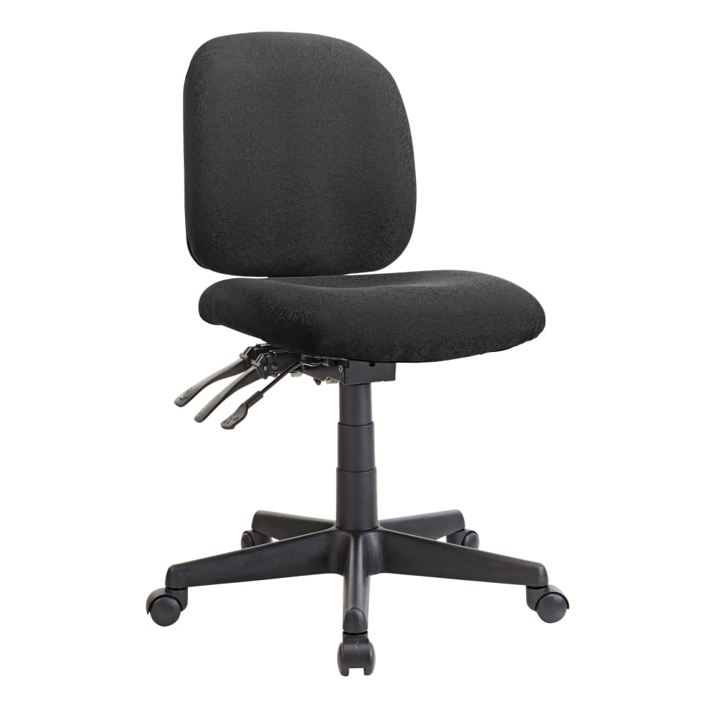 WorkPro Mobility Multifunction Ergonomic Fabric Task Chair, Black, BIFMA Compliant MPN:D7800BLK