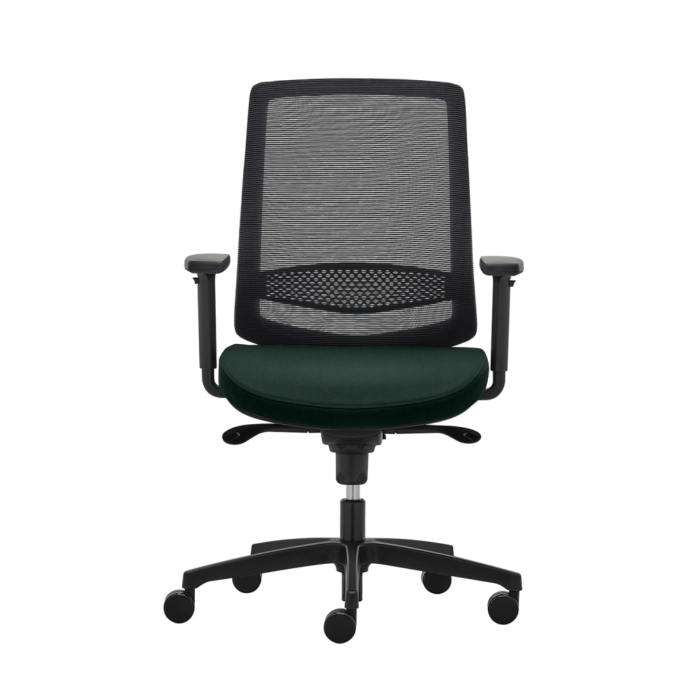 WorkPro Expanse Ergonomic Antimicrobial Vinyl/Mesh Mid-Back Task Chair, Black MPN:WPEXPANSE-TSK-DBLK