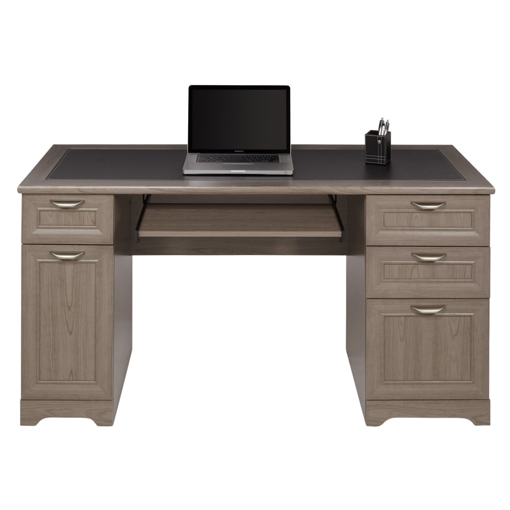 Realspace Magellan 59inW Managers Computer Desk, Gray MPN:HS-MG-2069