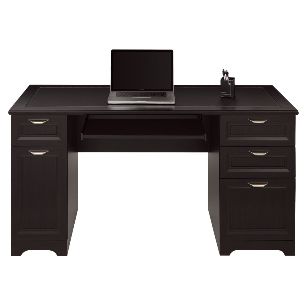 Realspace Magellan 59inW Managers Computer Desk, Espresso MPN:HS-MG-2072
