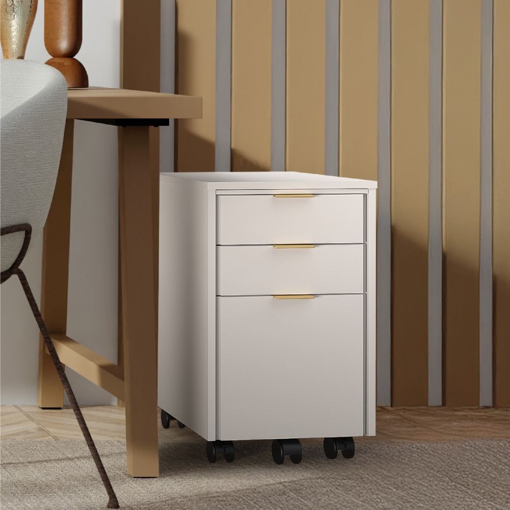 Realspace 18inD Wood Vertical 3-Drawer File Cabinet, Cannoli Cream MPN:MJ24-OFFC-002D