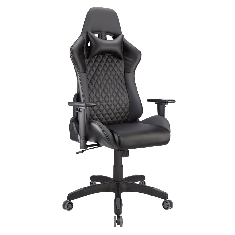 RS Gaming DRG High-Back Gaming Chair, Black/Gray MPN:HLC-2890L