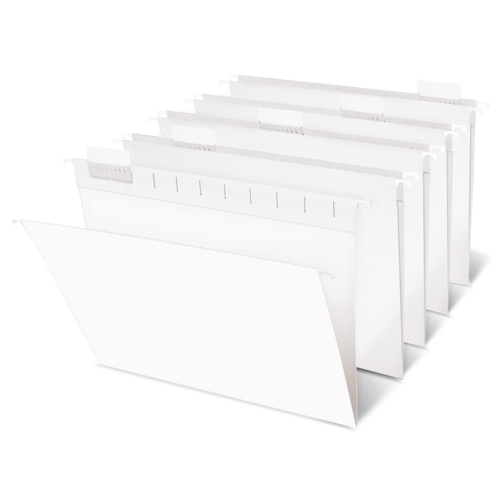 Office Depot Brand Hanging File Folders, 1/5-Cut, Letter Size, White, Pack Of 25 Folders MPN:ODCM00011