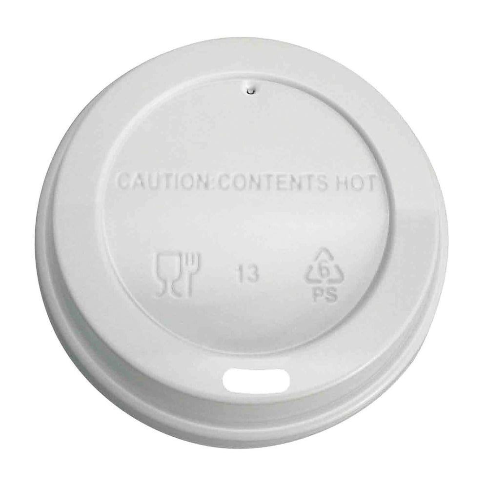 Highmark Hot Coffee Cup Lids, White, Pack Of 500 (Min Order Qty 4) MPN:LGT12/16