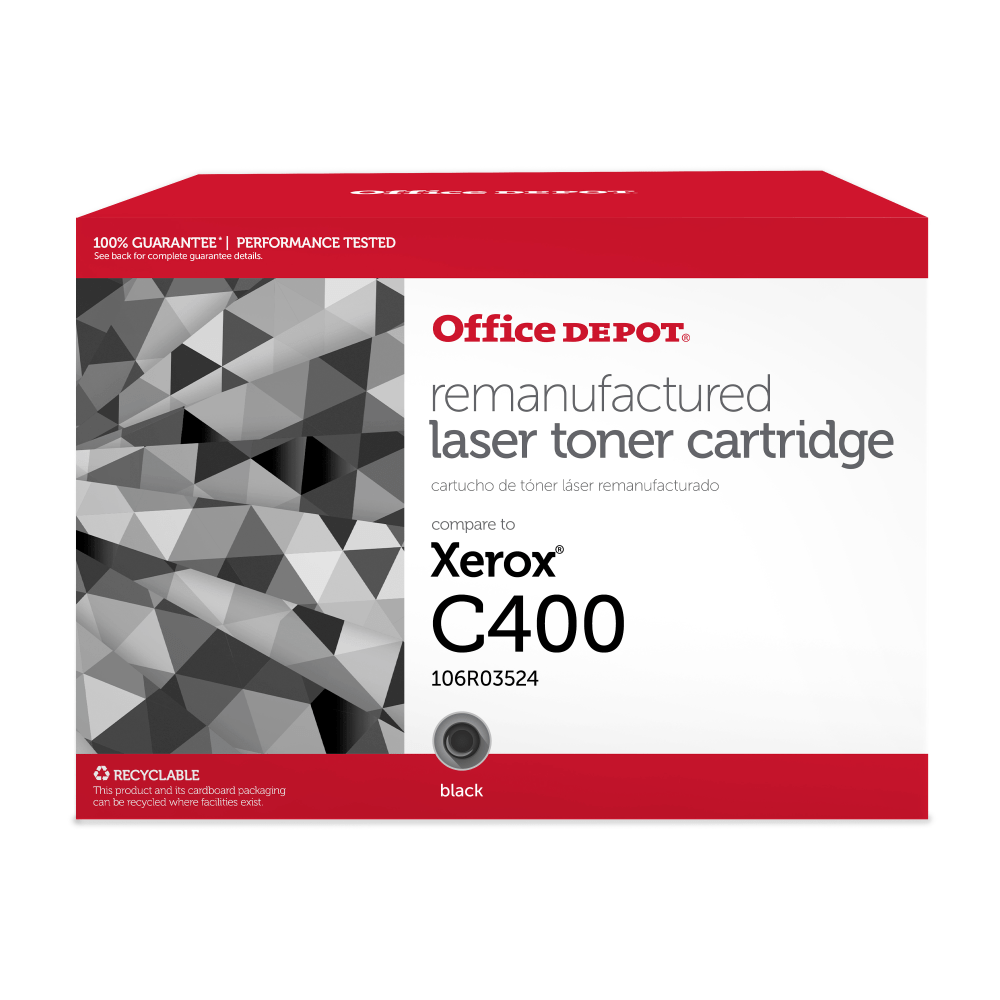 Office Depot Remanufactured Black Extra High Yield Toner Cartridge Replacement For Xerox C400, ODC400B MPN:201342P