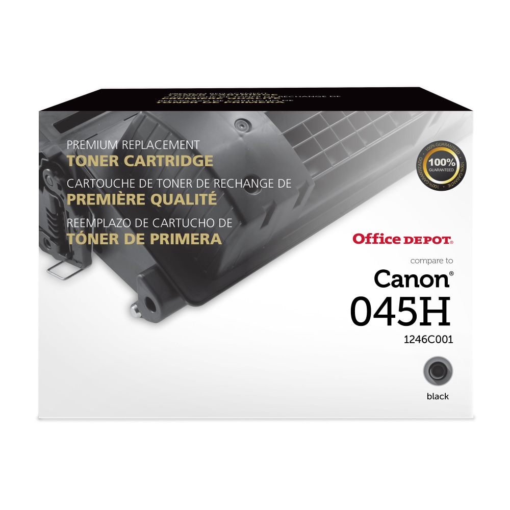 Office Depot Remanufactured Black High Yield Toner Cartridge Replacement For Canon 045H, OD045HB MPN:201393P