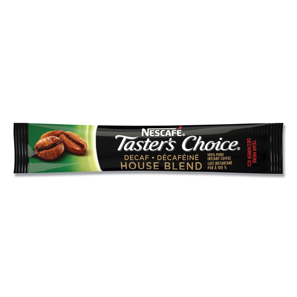 Nescafe Tasters Choice Instant Coffee Stick Packs, Decaf, 0.06 Oz, Box Of 80 Packs MPN:895676