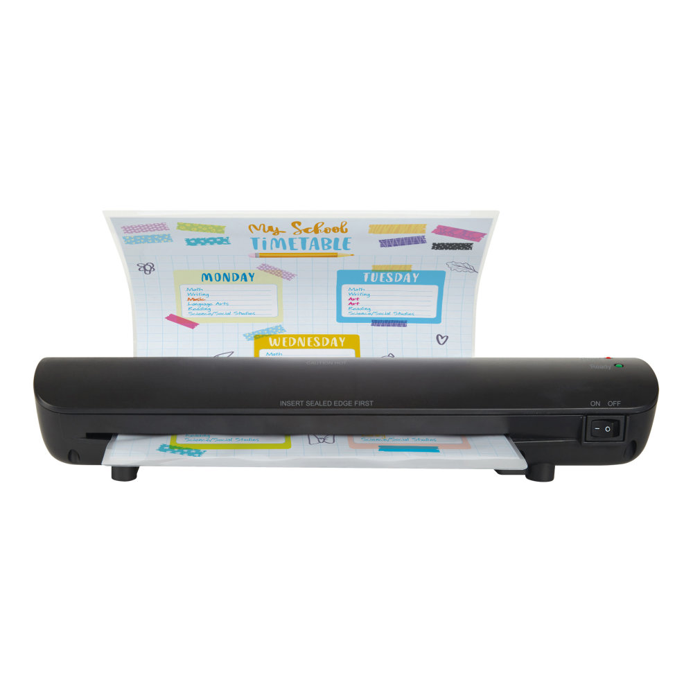 Office Depot Brand Thermal Laminator, 9in w, Black (Min Order Qty 4) MPN:L410-A