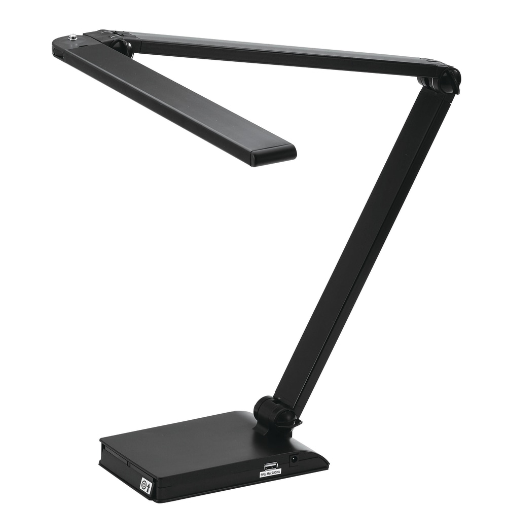 Realspace Extendable LED Task Lamp, Adjustable, 25inH, Black MPN:RLSP863UN