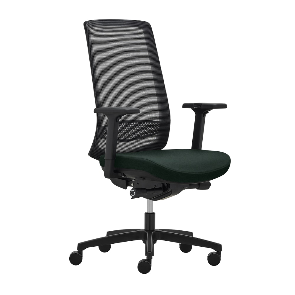 WorkPro Expanse Ergonomic Antimicrobial Vinyl/Mesh High-Back Executive Office Chair, Black MPN:WPEXPANSE-HI-DBLK