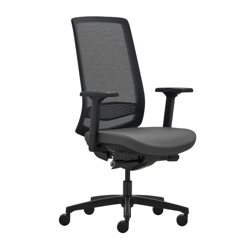 WorkPro Expanse Series Multifunction Ergonomic Mesh/Fabric High-Back Executive Chair, Black/Gray, BIFMA Compliant MPN:WPEXPANSE-HI-GRY