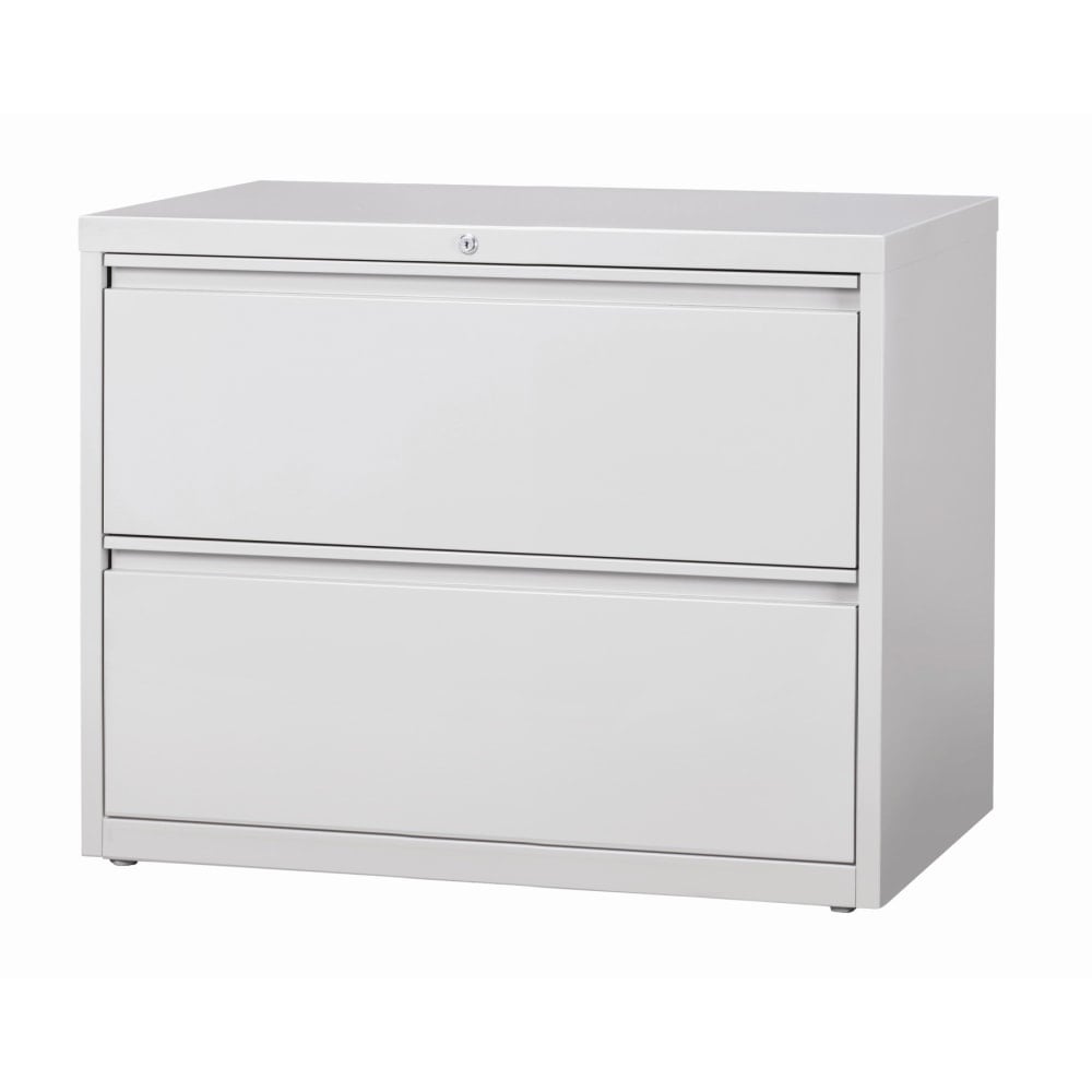WorkPro 36inW x 18-5/8inD Lateral 2-Drawer File Cabinet, Light Gray MPN:HID19046