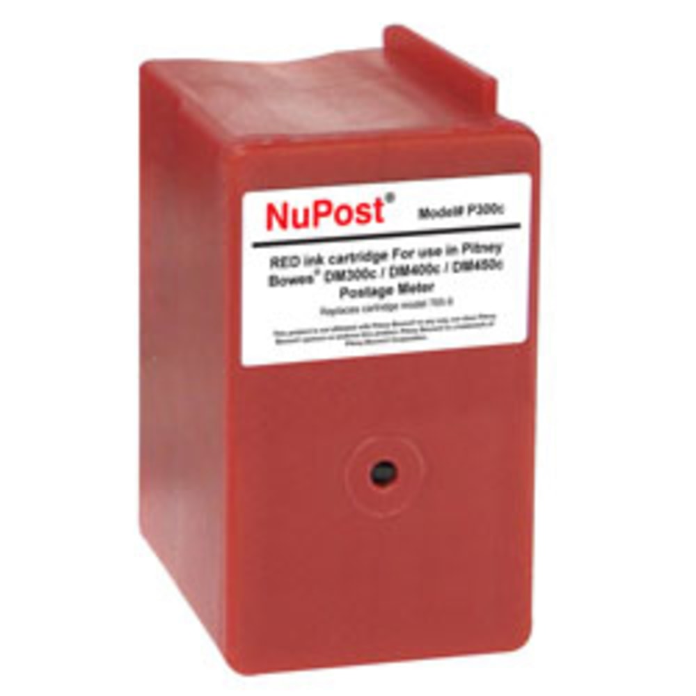 NuPost Remanufactured Postage Meter Red Ink Cartridge Replacement For Pitney Bowes 765-9, NPT300C MPN:OM05972