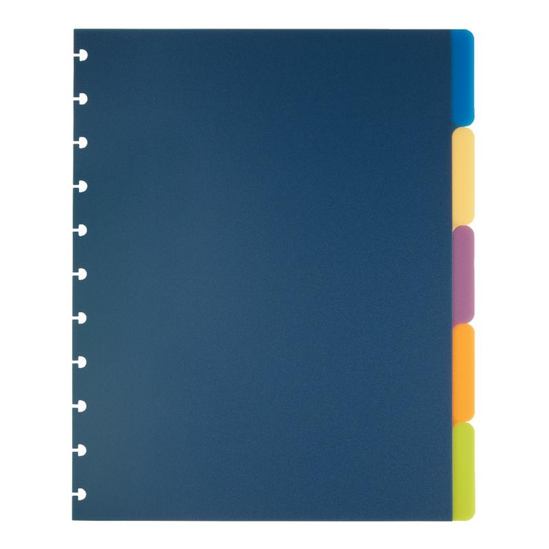 TUL Discbound Tab Dividers, Letter Size, Assorted Colors (Min Order Qty 26) MPN:DIV-ASST-5PK