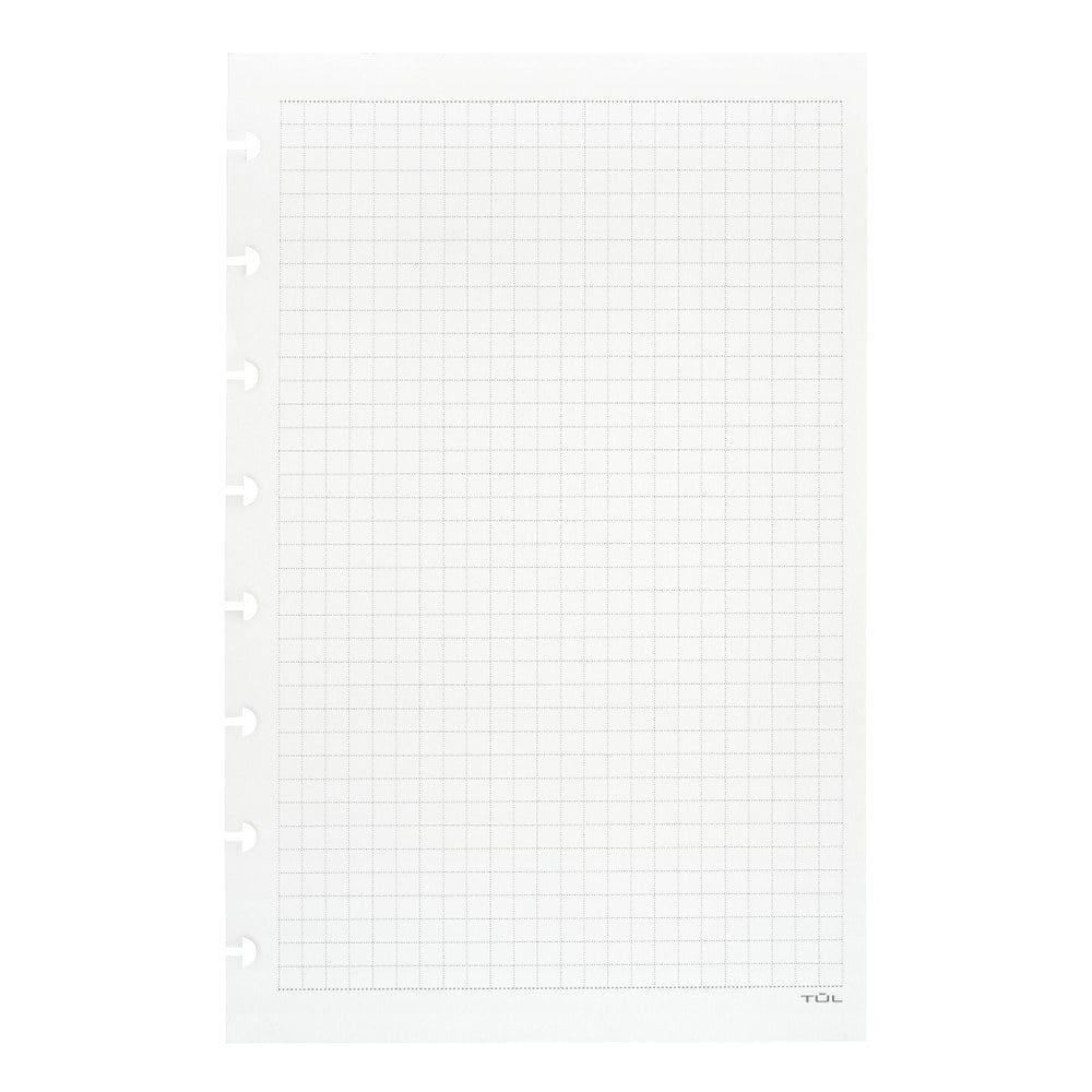 TUL Discbound Notebook Refill Pages, Junior Size, Graph Ruled, 50 Sheets, White (Min Order Qty 28) MPN:ODJRNBK-RF-GH