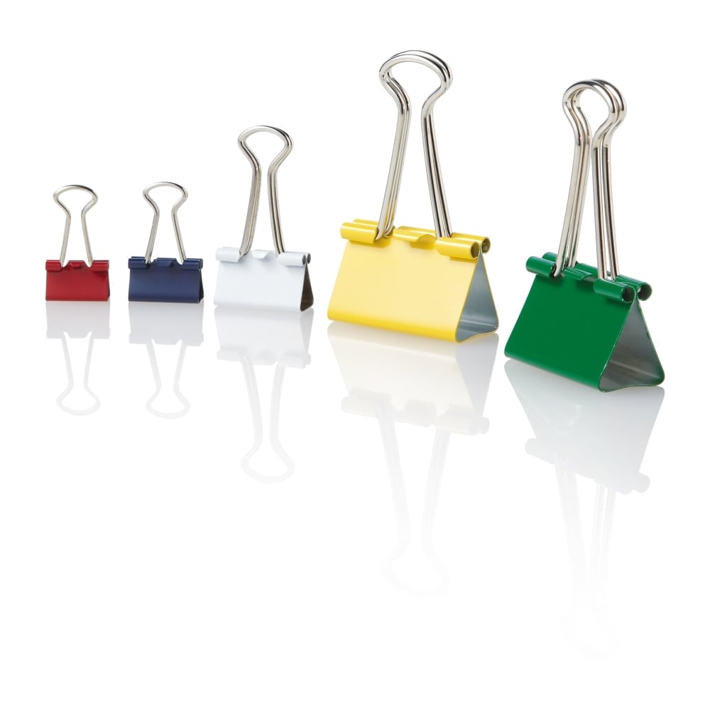 OfficeMax Multicolored Binder Clips, Small, 36 ct. MPN:OM99596